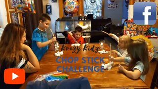 Chop Stick Challenge | Krazy Kidz Creations