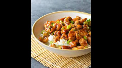 Thai Cashew Chicken Rice - Aroy