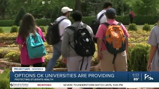 Options OK universities are providing to protect students health