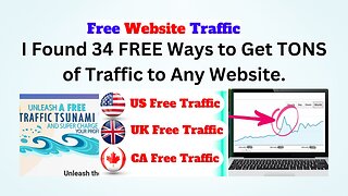 I Found 34 FREE Ways to Get TONS of Traffic to Any Website.