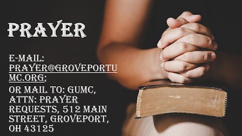 January 31 Worship Service Groveport UMC