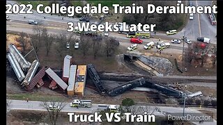 Train Wrecks: 2022 Collegedale Train Derailment 3 Weeks Later