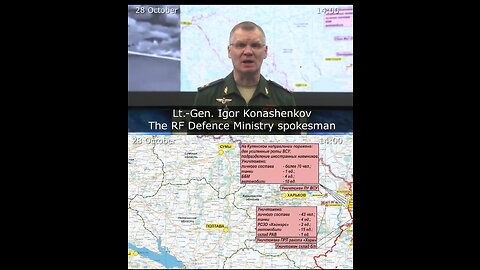 29.10.22⚡️ Russian Defence Ministry report on the progress of the deNAZIfication of Ukraine