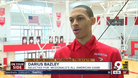 Princeton basketball standout Darius Bazley selected for McDonald's All American Game