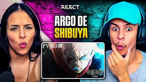 TRAILER do tão aguardado ARCO DE SHIBUYA - Jujutsu Kaisen 2ª temporada | [React em Casal] 🔥