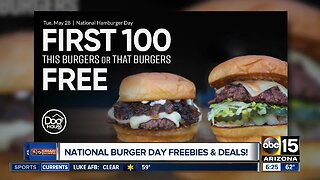 National burger day freebies and deals