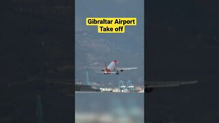 Gibraltar Airport Take Off for Bristol #shorts