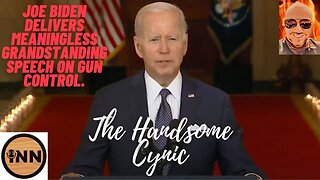 Joe Biden delivers MEANINGLESS GRANDSTANDING speech on #GunControl.