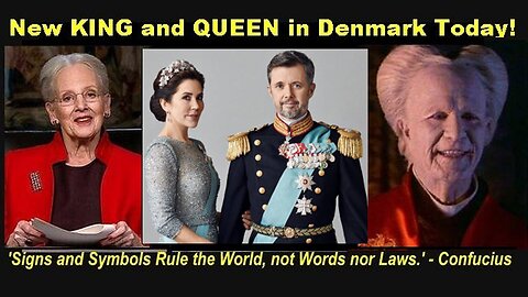 New KING Frederik and QUEEN Mary in Denmark Today! Follow the Fucking BLOODLINE! [14.01.2024]