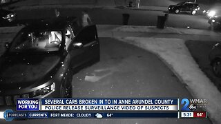 Several cars broken into in Anne Arundel County