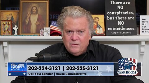 Bannon Calls On You To Ensure Your House Member Votes For Motion To Vacate