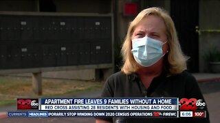 Apartment Fire Leaves 9 families without a home