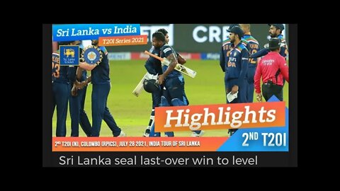 T20 India Vs Srilanka