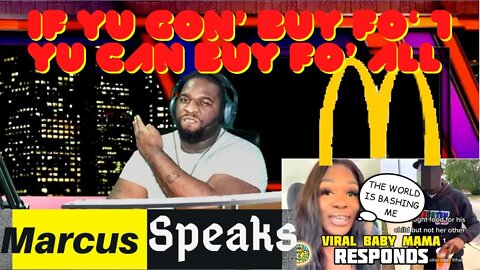 🔴 If Yu Gon’ Buy Fo’ 1 Yu Can Buy Fo’ All my kids | Marcus Speaks