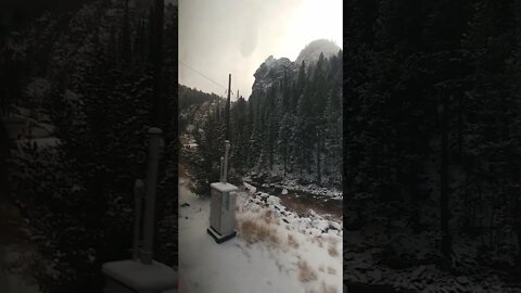 Amtrak California Zephyr in the Rocky Mountains