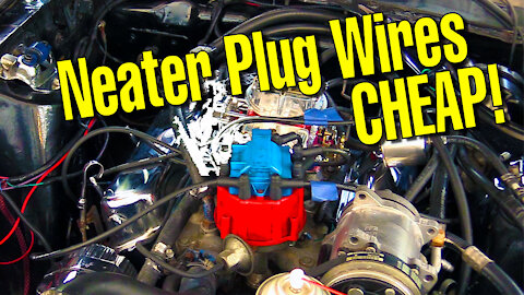 Detailing Engine Bay Plug Wires and Start Circuits