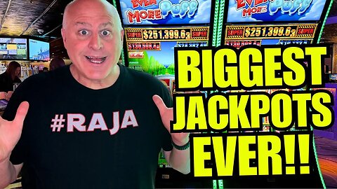 THE BIGGEST HUFF N EVEN MORE PUFF JACKPOTS YOU WILL EVER SEE!