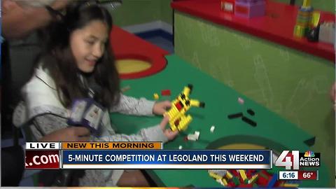 5-minute competition held this weekend at LEGOLAND