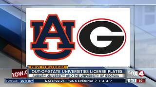 Florida may ok license plates that tout Georgia and Auburn
