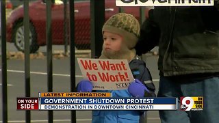 Government shutdown protest