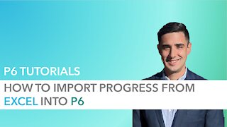 Import Progress from Excel to Primavera P6