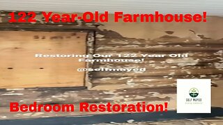 Restoring Our 122 Year Old Farmhouse! #diy #howto #shorts