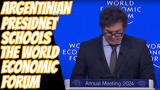 Javier Milei Calls Out The Davos Elite | Socialism And Collectivism Are A Threat To Human Prosperity