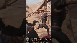 Quase perdemos o melhor lacaio no Galeão Negro #conanexilesgameplay #gameplay #conanexiles