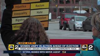 Local women unite for International Women's Day 110 days before primary election