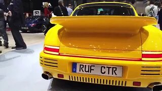 [4k 60p] Ruf CTR Anniversary CTR 2017 Production Version exterior and interior Geneva Salon 2019