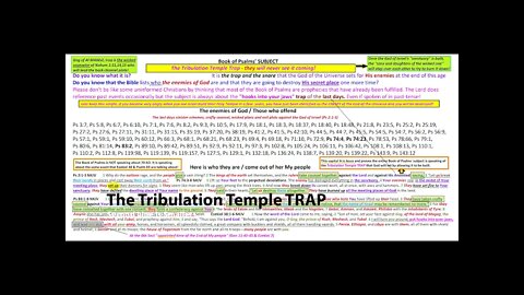 The Tribulation Temple TRAP