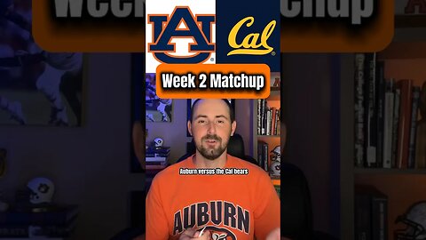 Auburn Football vs. Cal Game Week | Opening Thoughts | #auburn #collegefootball #pac12