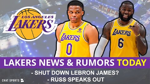 LeBron James Injury Update vs Rockets: Should The Lakers Shut Down LBJ? Russell Westbrook Speaks Out