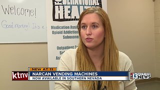 Narcan now available in Las Vegas vending machines