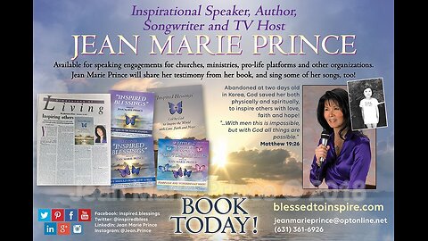 Author Jean Marie Prince Commercial Promo