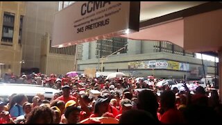 SOUTH AFRICA - Pretoria - Dis-Chem Employees march to CCMA (3sy)
