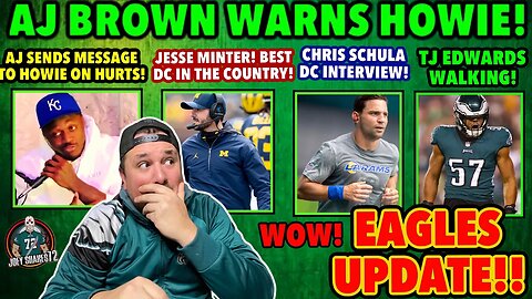 AJ BROWN WARNS HOWIE TO SIGN HURTS!! JESSE MINTER & CHRIS SCHULA DC INTERVIEWS! TJ EDWARDS GONE!