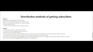 1 Million YouTube Subscribers Video 6 Unorthodox Methods