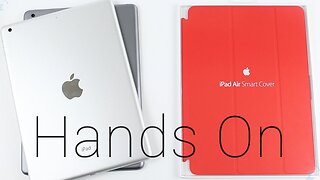 iPad Air Smart Cover Hands On (Product Red)