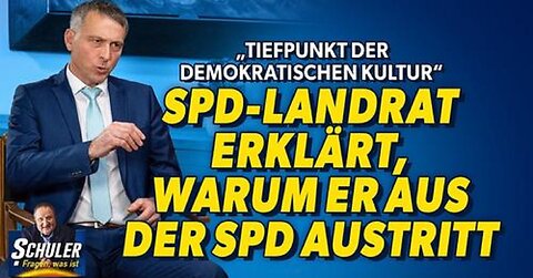 Landrat tritt wegen Migrations-Politik aus der SPD aus: „Tiefpunkt der demokratischen Kultur“
