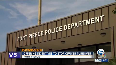 Fort Pierce considers incentives for police officers to reduce turnover