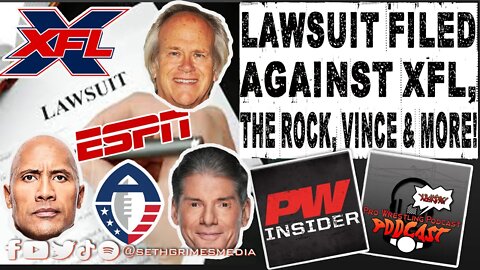 Vince McMahon & The Rock Sued over XFL | Clip from Pro Wrestling Podcast Podcast | #therock #xfl