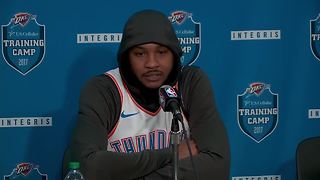 Carmelo Anthony addresses fit with Oklahoma City Thunder at media day