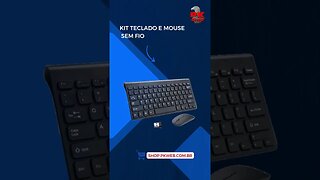 kit teclado e mouse sem fio