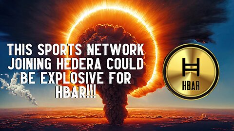 This Sports Network Joining Hedera Could Be EXPLOSIVE For HBAR!!!