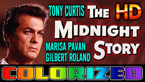 The Midnight Story - AI COLORIZED - HD - Film Noir Crime Movie - Starring Toni Curtis