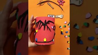 DIY - How to Make Stranger Things Pencil Holder #shorts