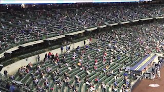Brewers welcome back 50% of fans to American Family Field