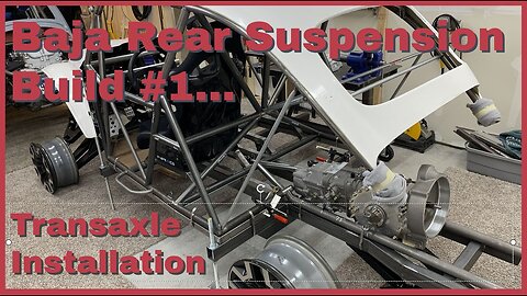 Baja Rear Suspension Build #1, Transaxle Installation.