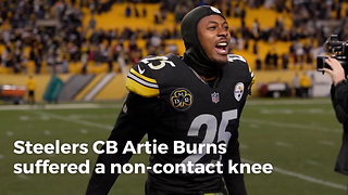 Steelers CB Artie Burns Suffers Non-Contact Injury In Practice